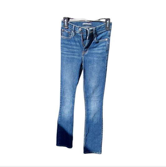 9332....Calvin Klein Straight Leg Jeans Size 24, 30" Inseam 9" Rise