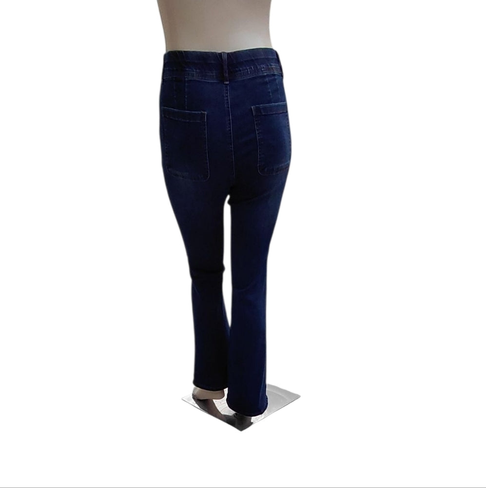 9334...Indigo Poppy Bootcut Jeans Size 12