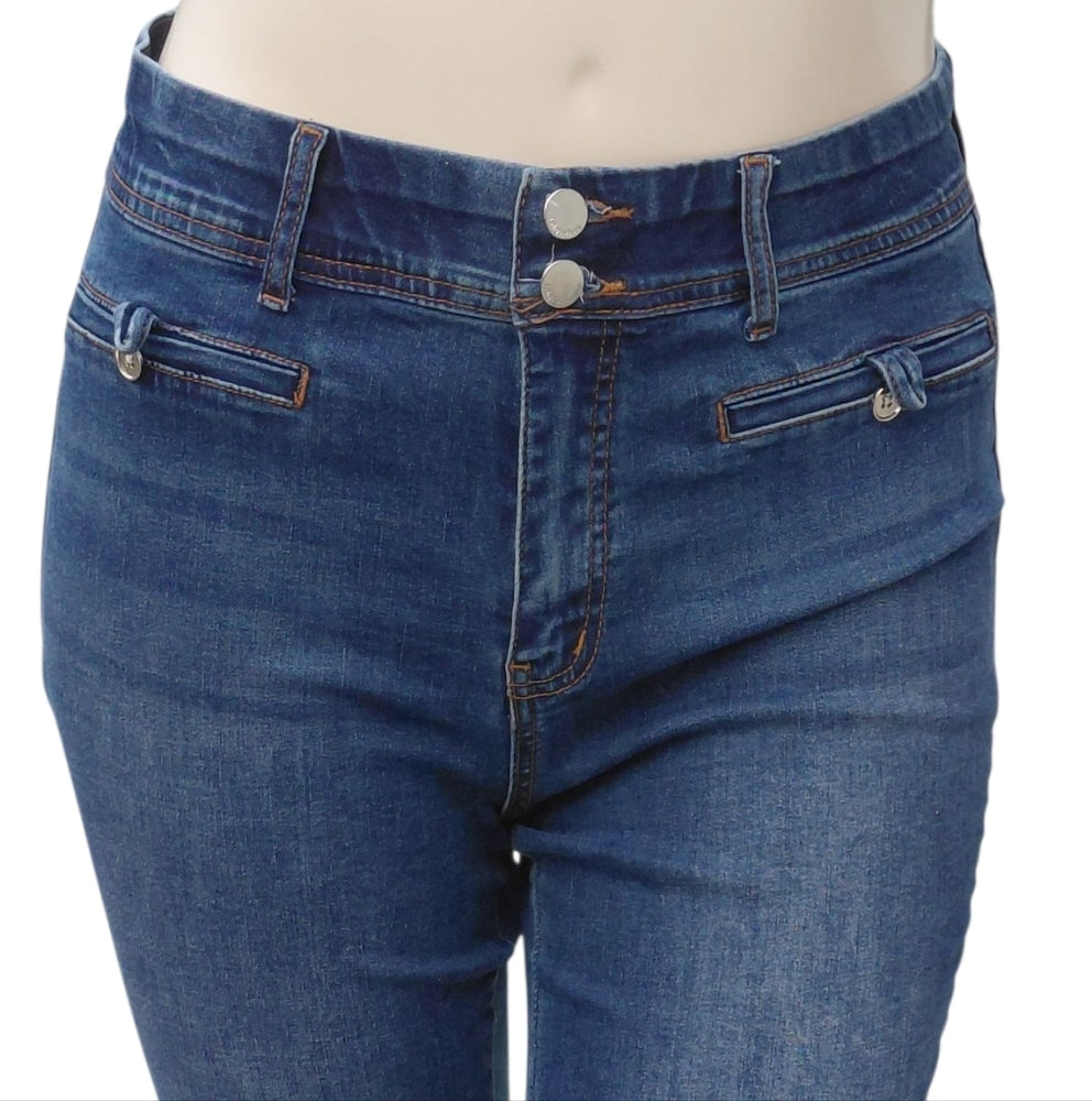 9334...Indigo Poppy Bootcut Jeans Size 12