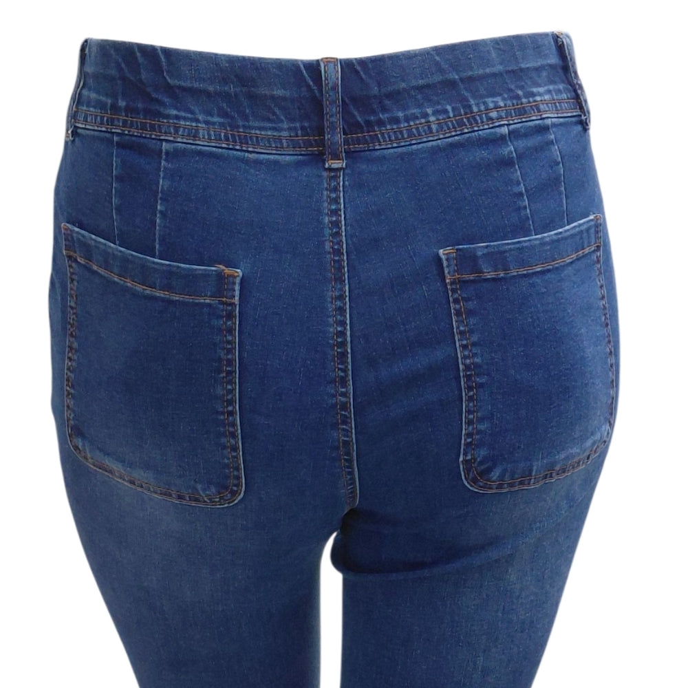 9334...Indigo Poppy Bootcut Jeans Size 12