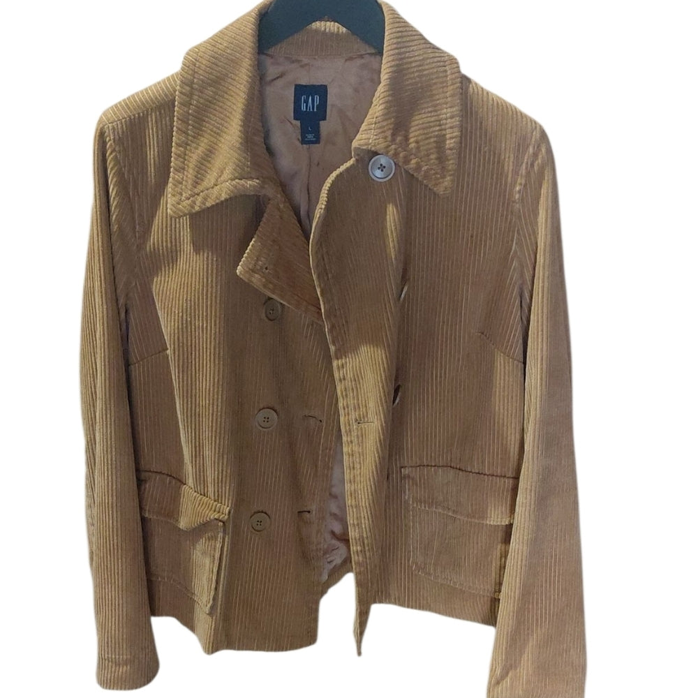 GAP Women's Brown Corduroy Utility Jacket Size Large