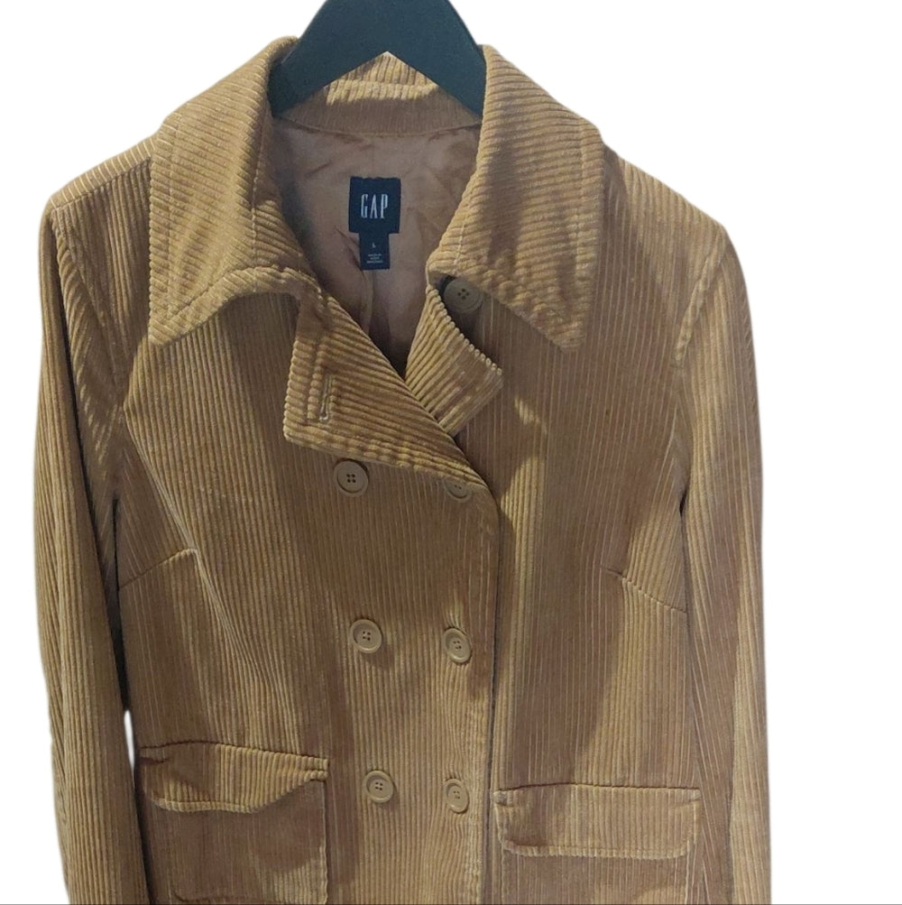 GAP Women's Brown Corduroy Utility Jacket Size Large