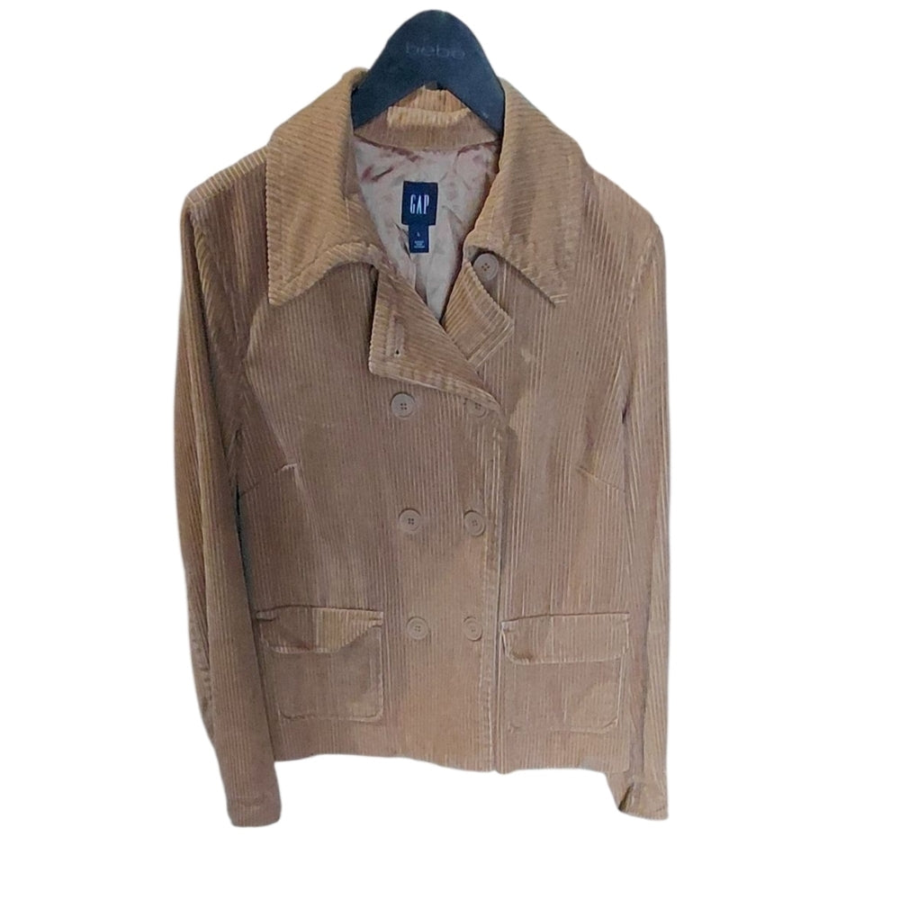 GAP Women's Brown Corduroy Utility Jacket Size Large