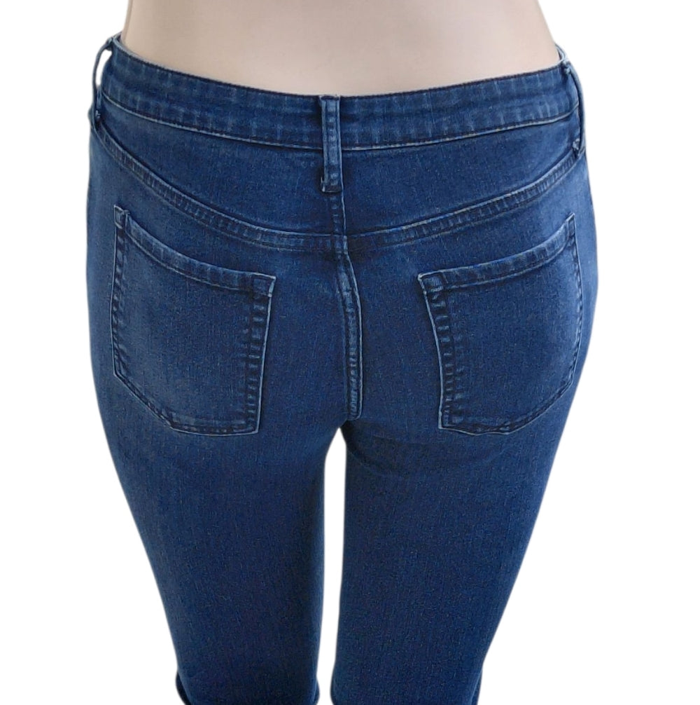 93313....Women's Gap Skinny Fit Jeans Size 10/30L, 9 1/2" Rise