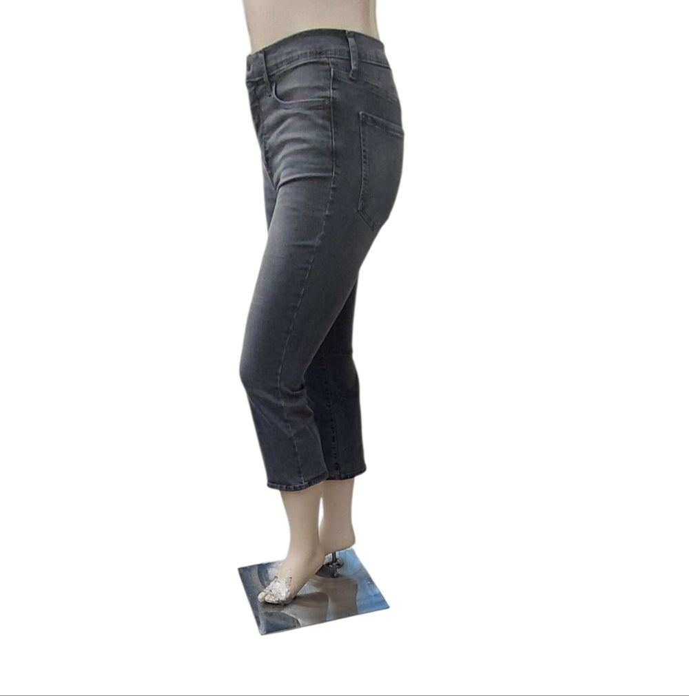 93319....Women's Banana Republic Gray Crop Jeans Size 30/10