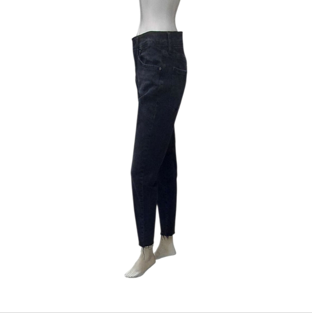 93317...Women's Black Gap Girlfriend Jeans Size 6/28 Regular