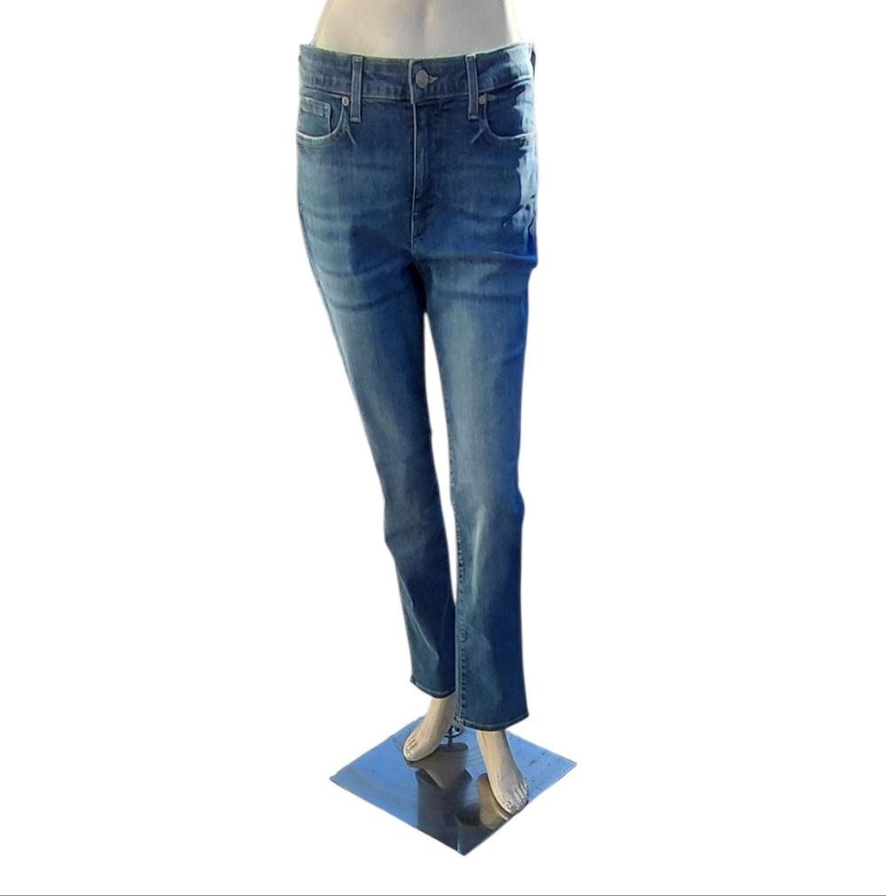 9340....NYDJ SHERI SLIM Classic Blue Women's Jeans Size 6