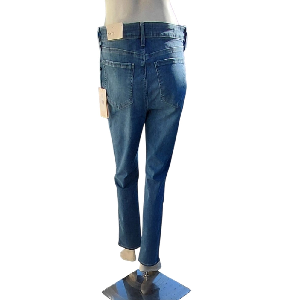 9340....NYDJ SHERI SLIM Classic Blue Women's Jeans Size 6