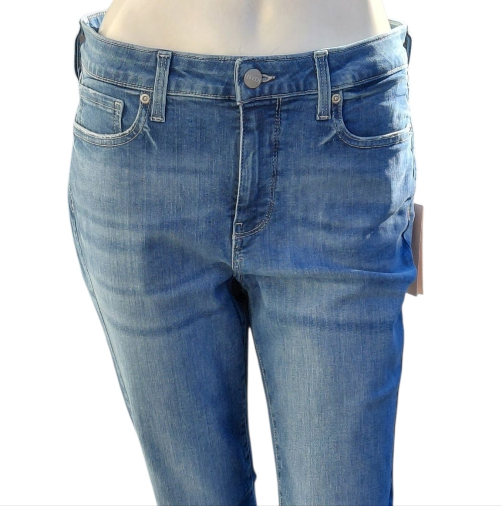 9340....NYDJ SHERI SLIM Classic Blue Women's Jeans Size 6