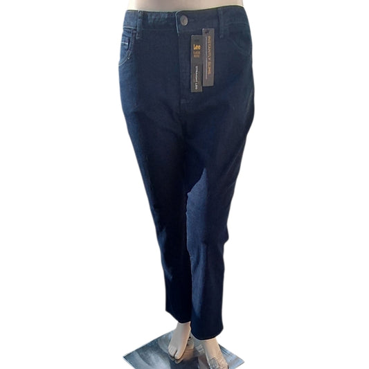 534728...Lee Straight Leg Jeans Size 16P W34" 28"Inseam  11"Rise