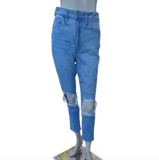 7017A...Women's Hollister Straight Leg Jeans Size 3R W26 L27
