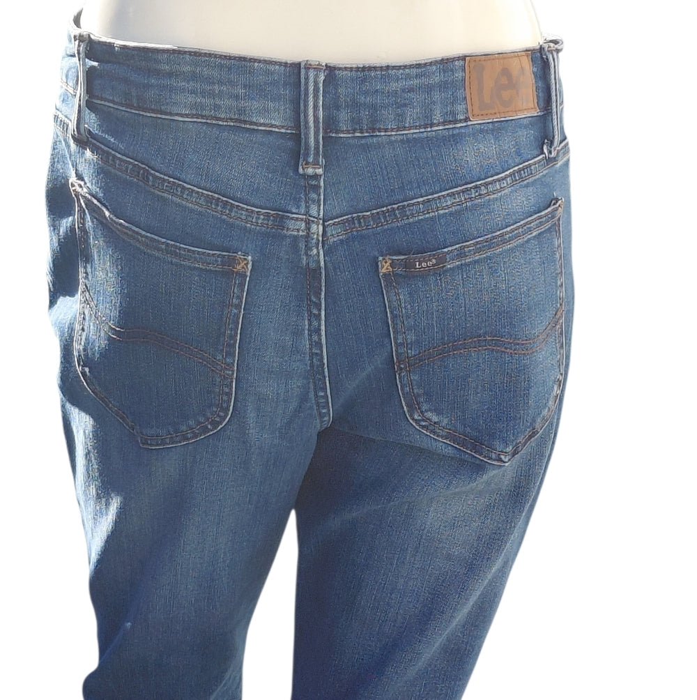 7024A...Women's Lee Bootcut Jeans Size  8P