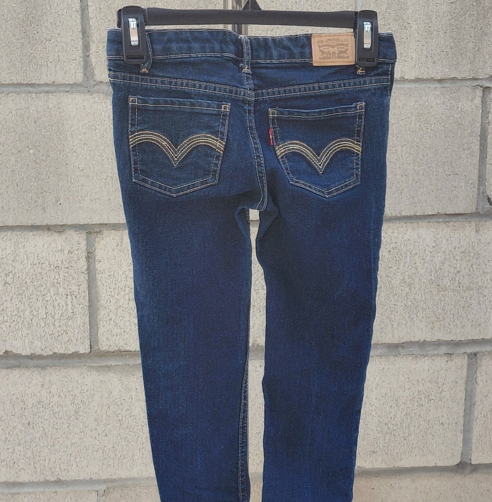 7034A...Girls Levi's 711 Skinny Jeans Size 8reg