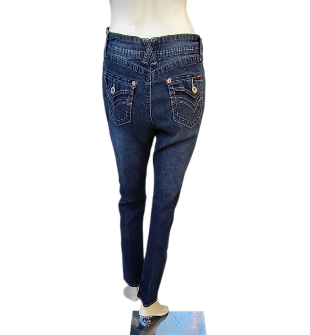 7042...Women's Angels Jeans Size 10, W28", 29" Inseam 8 1/2" Rise