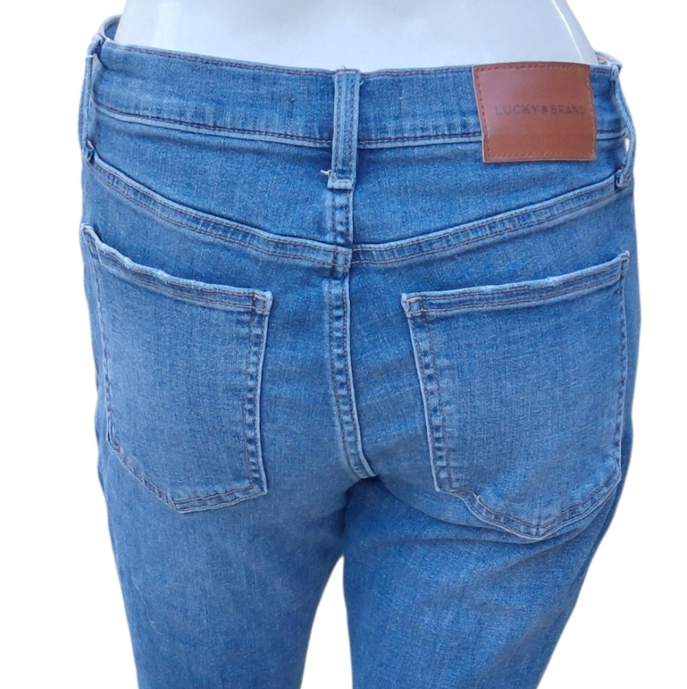 7052...Women's Lucky Brand Skinny Jeans Size 6/28A, 8 1/2" Rise