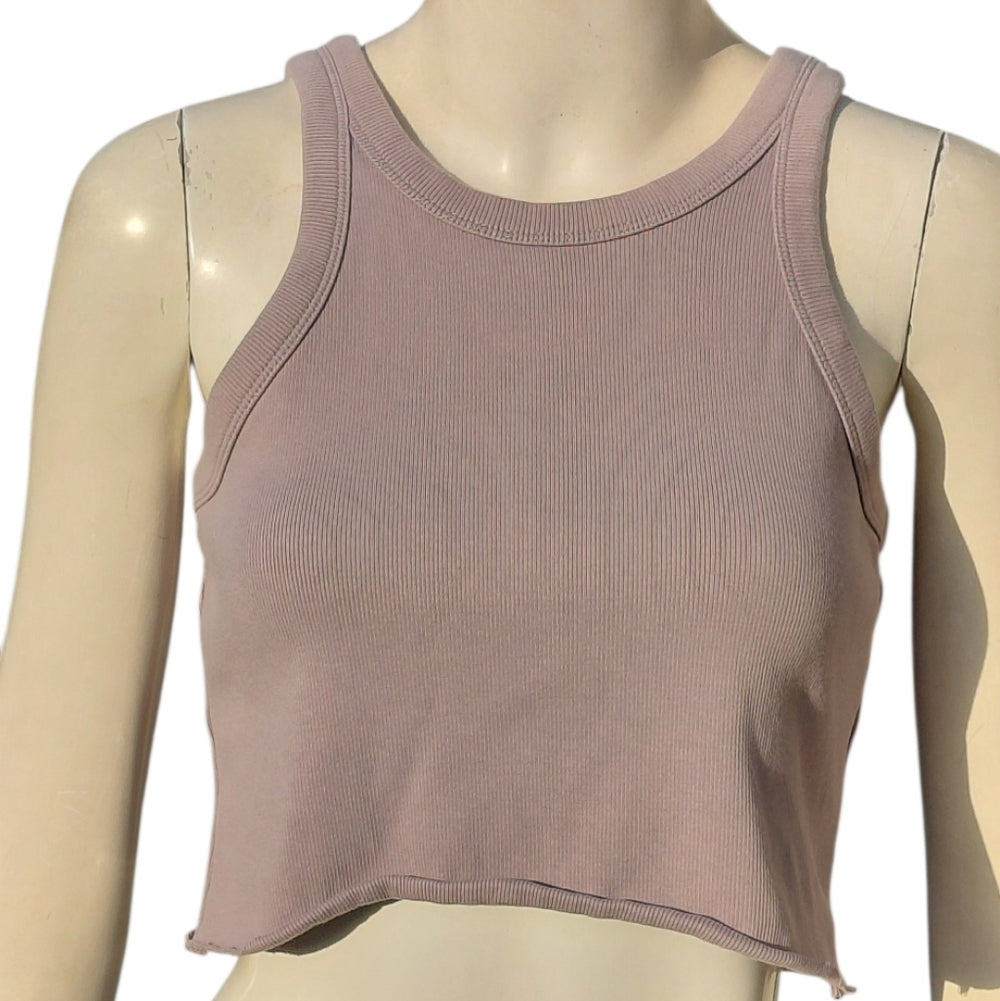 7061....Women's H&M Sleeveless Crop Top - Size Medium