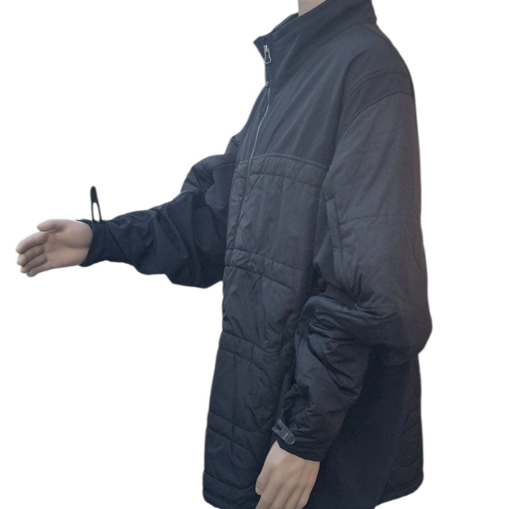 7065...Men's Black Quilted Wind Stopper Jacket Size XXL,