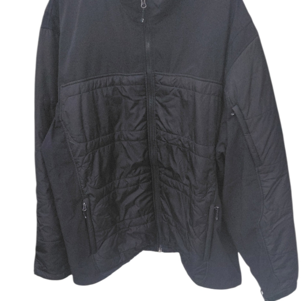 7065...Men's Black Quilted Wind Stopper Jacket Size XXL,