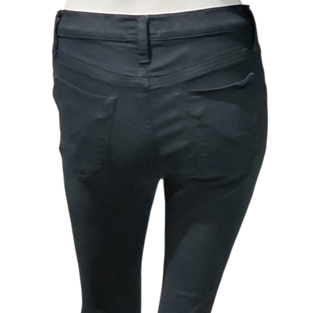 7084...Women's Black Hudson Skinny Jeans Size 27, W24" Inseam, 9" Rise