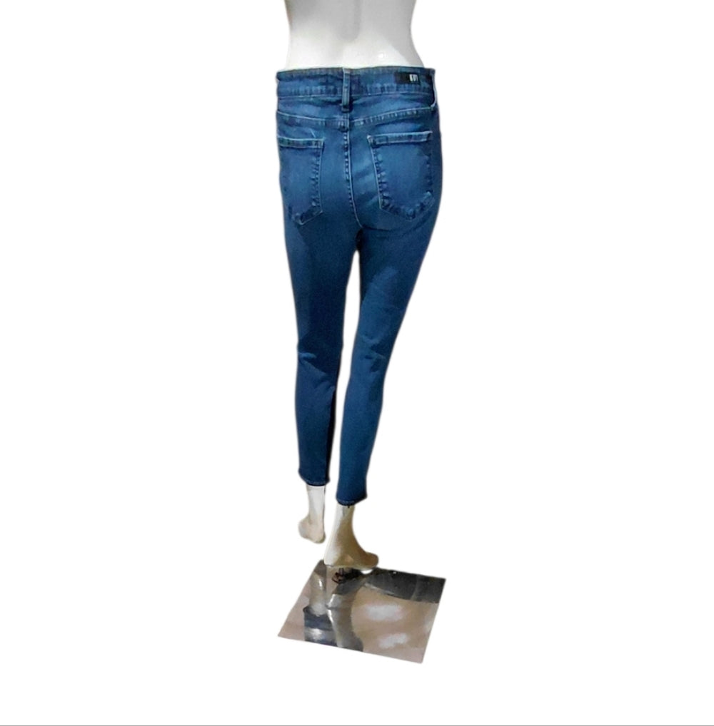 7087..Women's Kut From The Kloth Skinny Jeans Size 6P, W28" 25" Inseam, 10" Rise