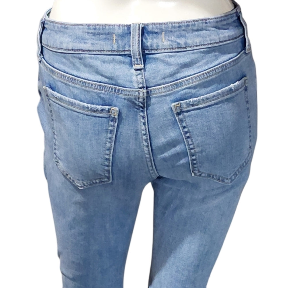 7092..Women's Distressed Skinny Jeans Size 5, W27", 27" Inseam 9" Rise