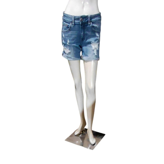 7093..Women's American Eagle Outfitters Distressed Denim Shorts Size 8