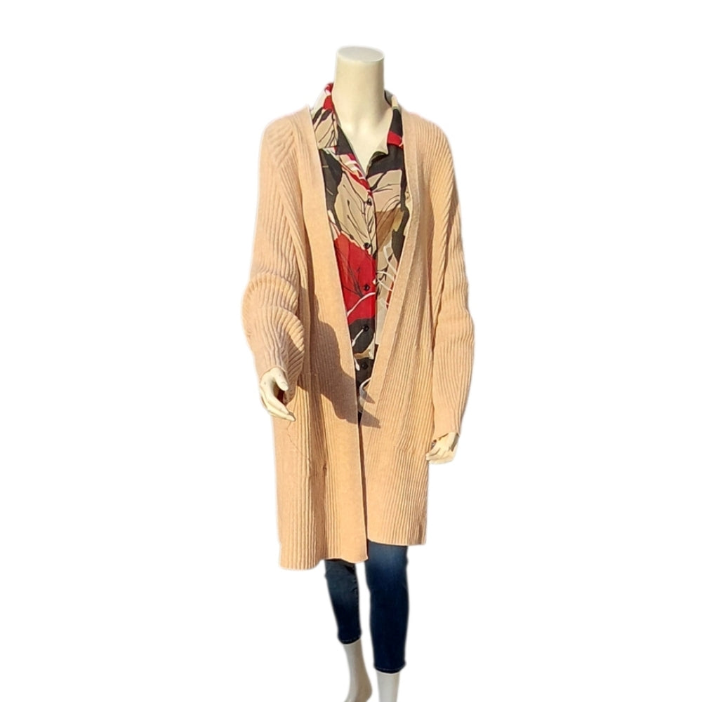 8002..Women's Universal Thread Cream Cardigan Sweater Size XL