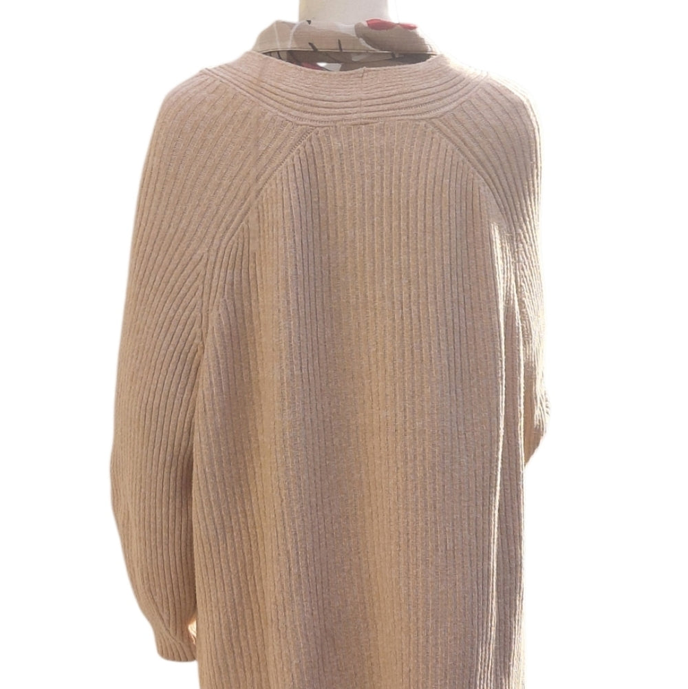 8002..Women's Universal Thread Cream Cardigan Sweater Size XL