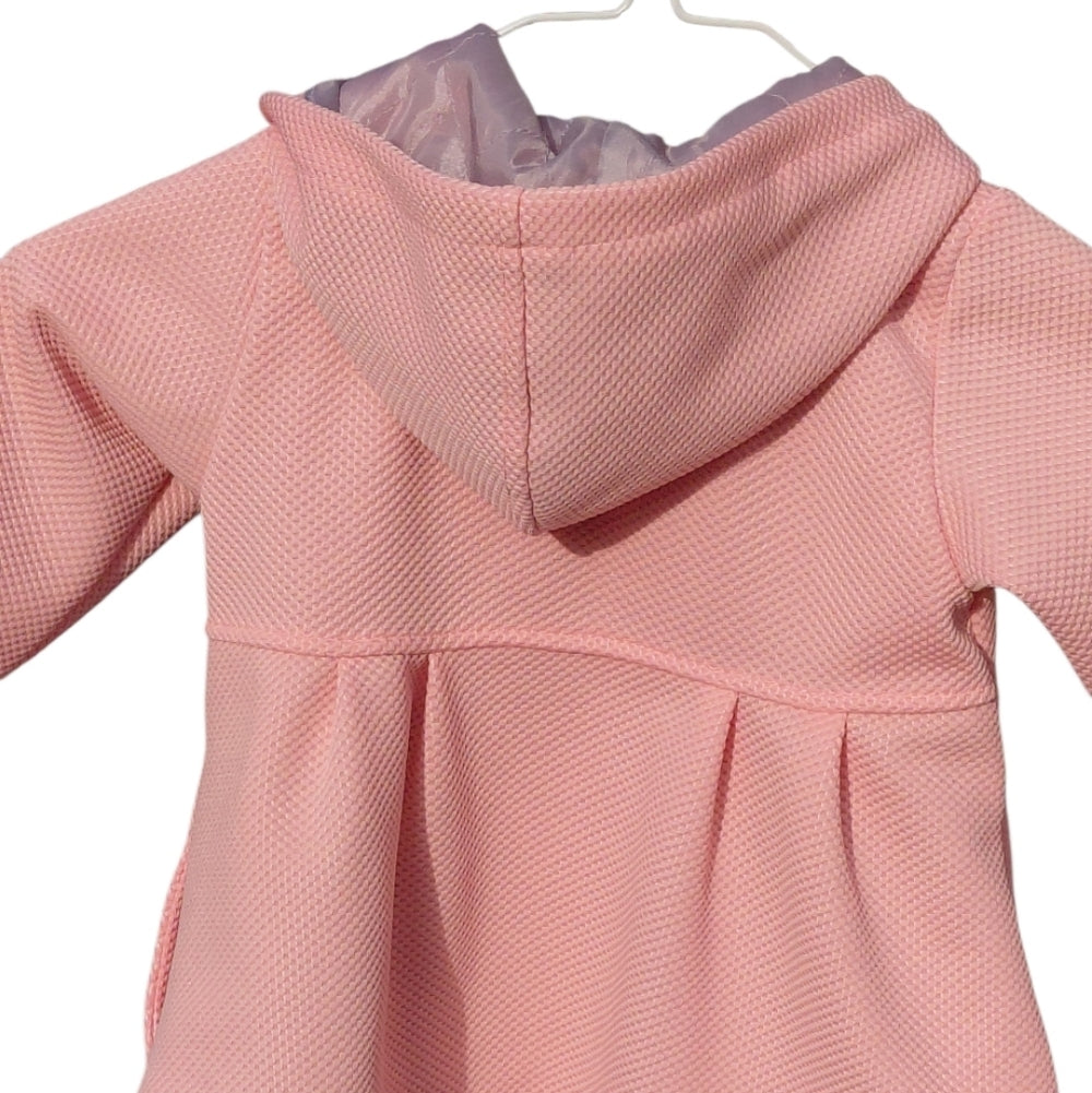8003..Pink Double-Breasted Baby Jacket Size 6M