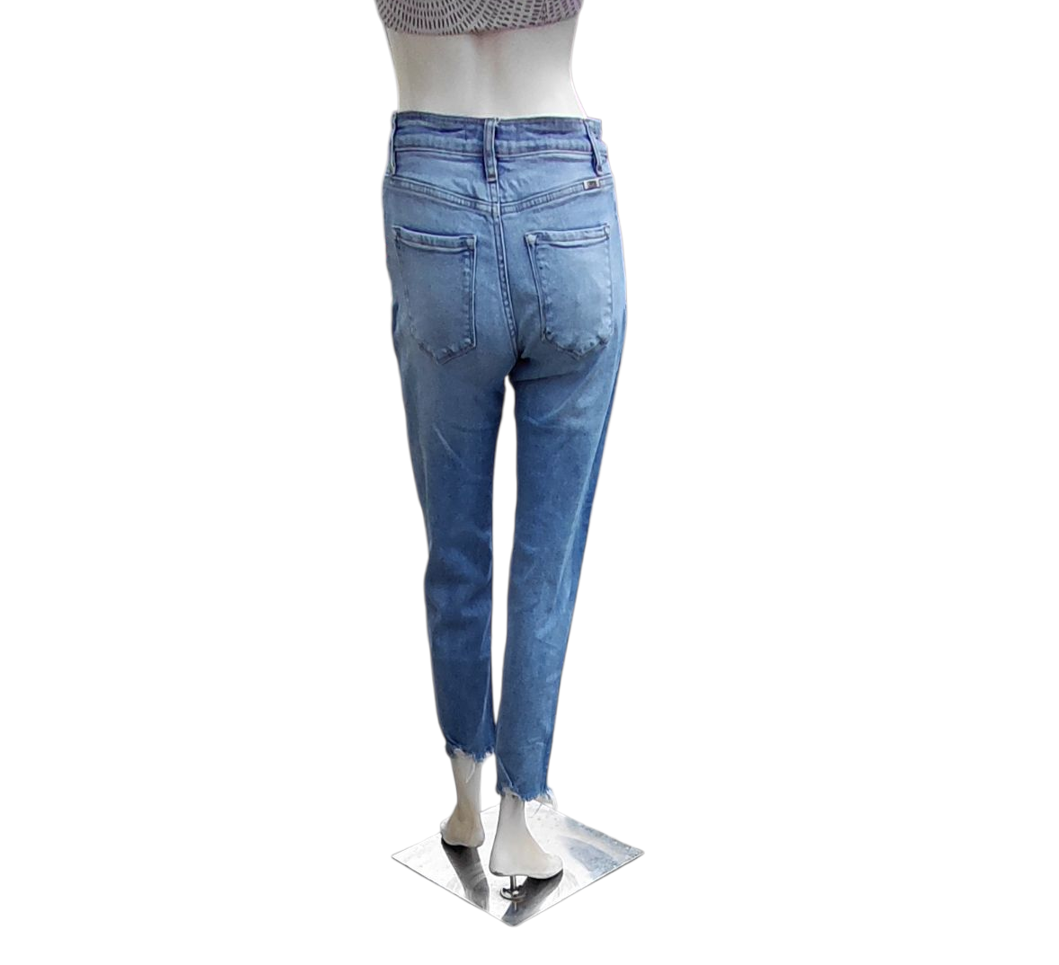 624217....Women's Preowned Kancan Skinny Jeans Size 3/25, 26"Inseam 9"Rise