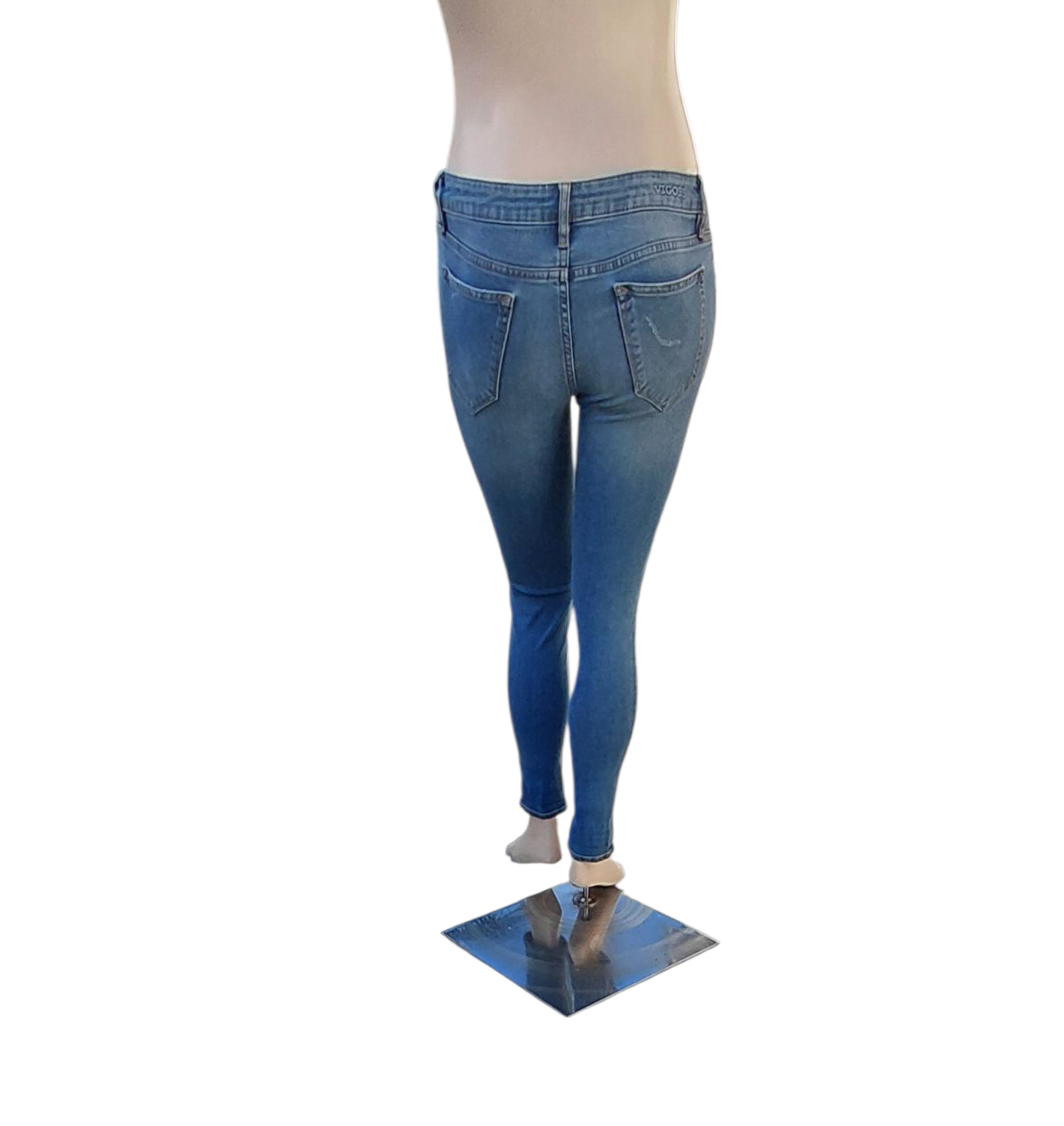 90015...Preowned Vigoss Thompson Tomboy Straight Leg Jeans Size 29, 8" Rise