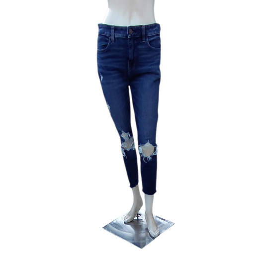 688445..American Eagle HI Rise Jegging Size 6, 28"W, 24" Inseam 9" Rise