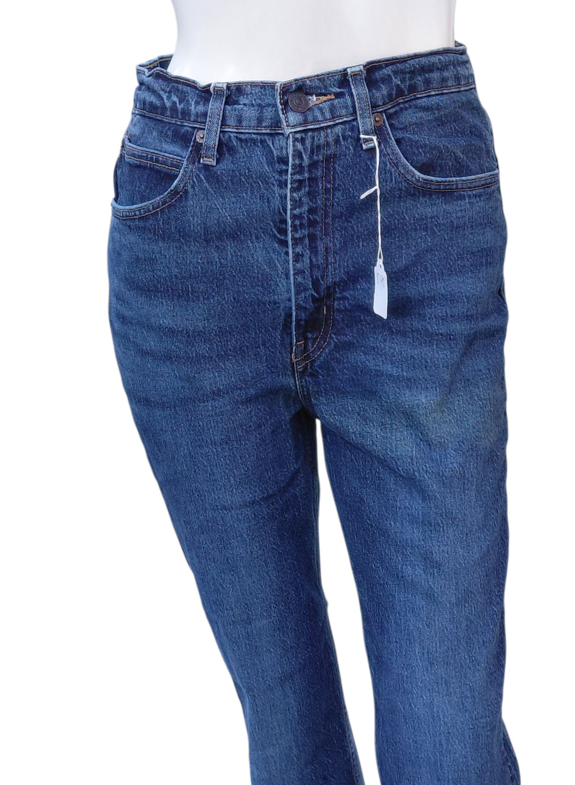 8198....Preowned 70s High Slim Straight Size 27