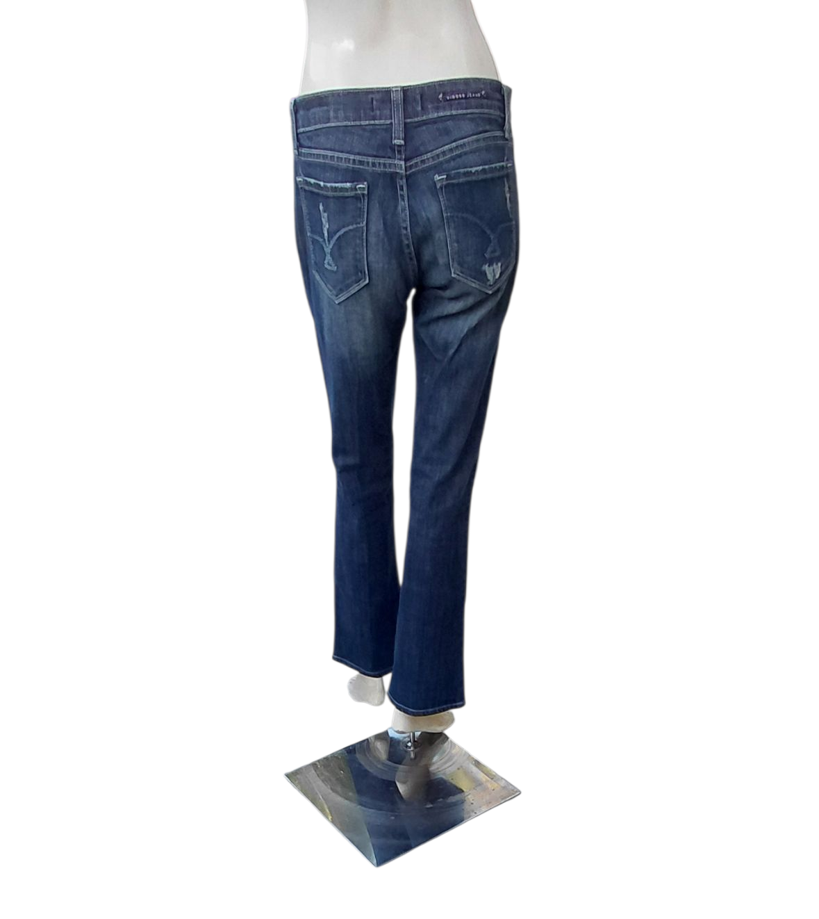 672644...Preowned Vigoss Bootcut Jeans Size 5, W30" 29" Inseam 7 1/2"Rise