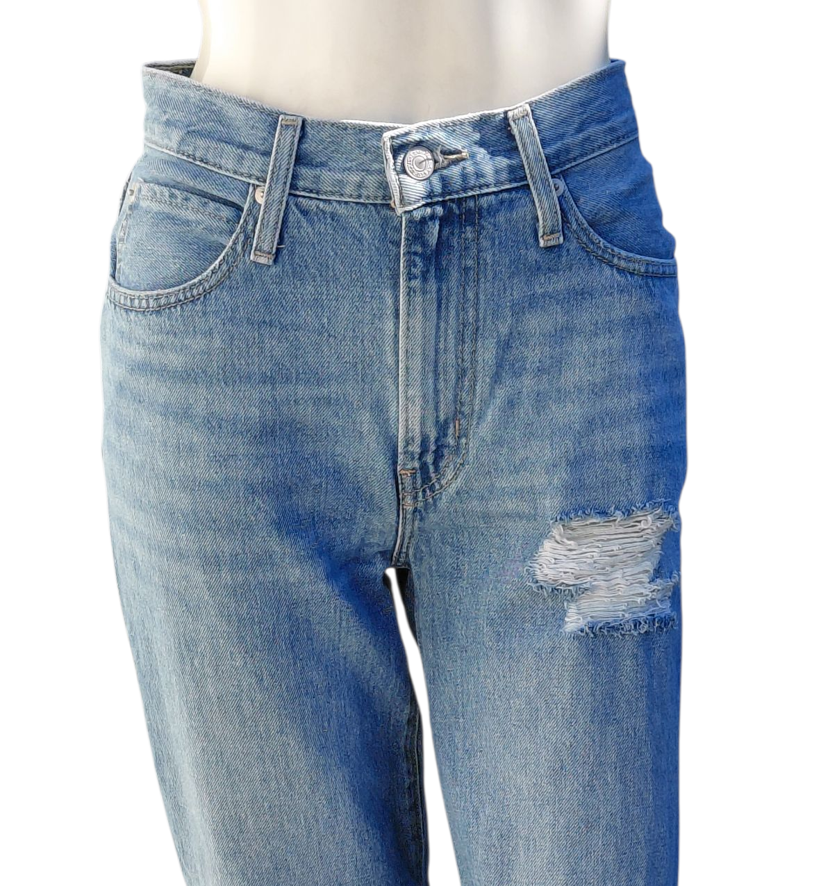 8189....Preowned Levi's '94 Baggy Straight Leg Jeans Size 24, 10" Rise