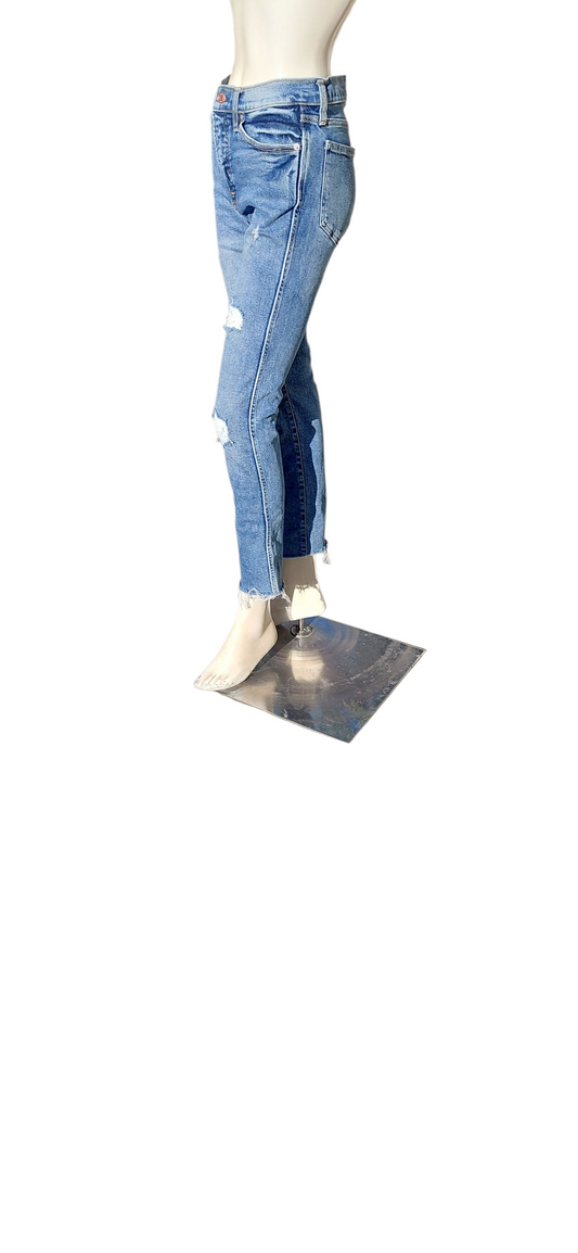 Sku 9317 Women's Preowned Gap1969 High Rise Slim Straight Jeans Size 29
