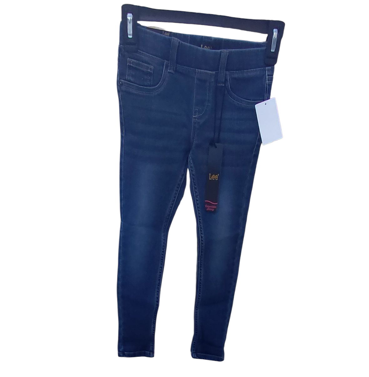 67727......NWT Girl's Lee Pull-On Denim Jeans Size 6X, W22" 21"Inseam 6"Rise