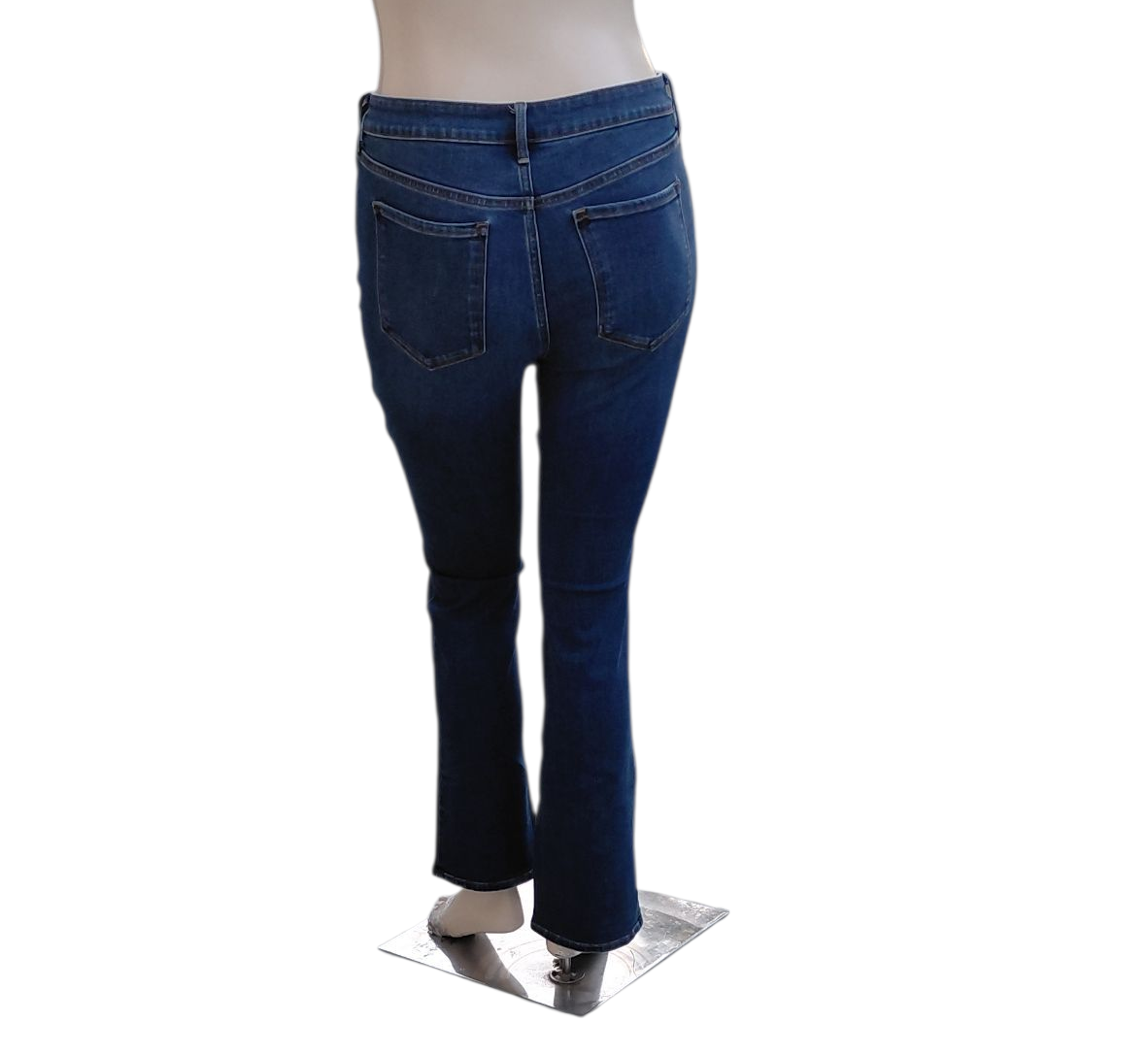 63098....Women's Preowned Old  Navy Kicker Bootcut Jeans Size 12, 35"W, 29" Inseam 9"Rise