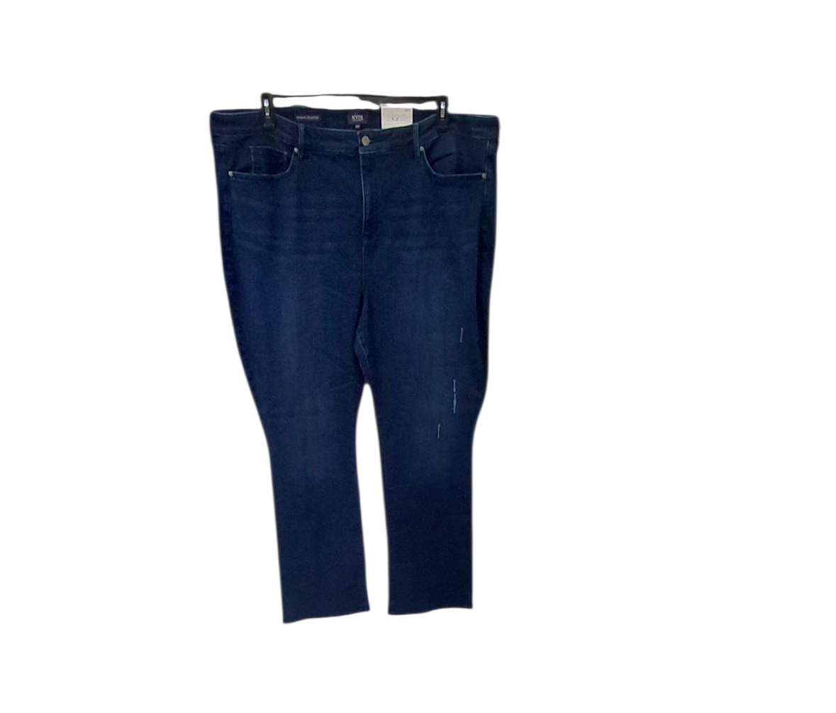 682328...NWT NYDJ Barbara Bootcut Denim Jeans Size W28, 31"Inseam 13 1/2"Rise