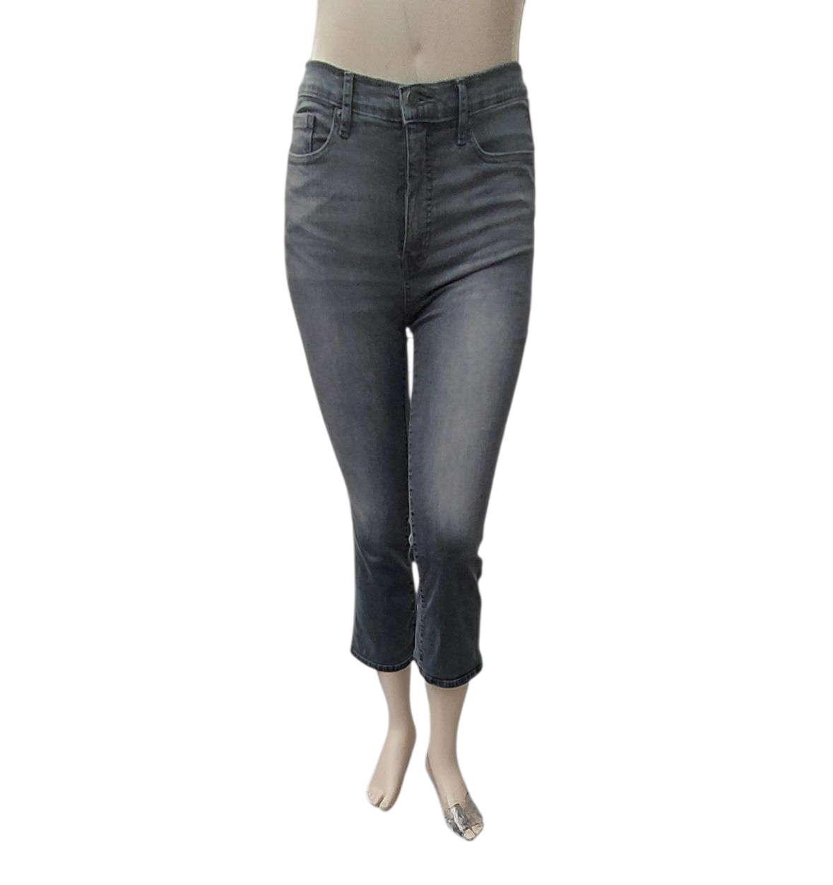 93319....Preowned Women's Banana Republic Gray Crop Jeans Size 30/10