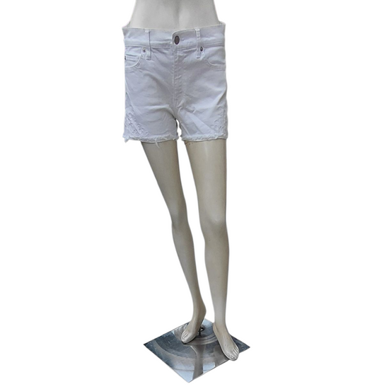 8242.....Preowned Women's Gap 1969 White Denim Shorts Size 27r