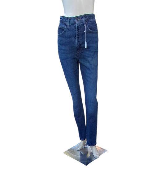 8198....Preowned 70s High Slim Straight Size 27