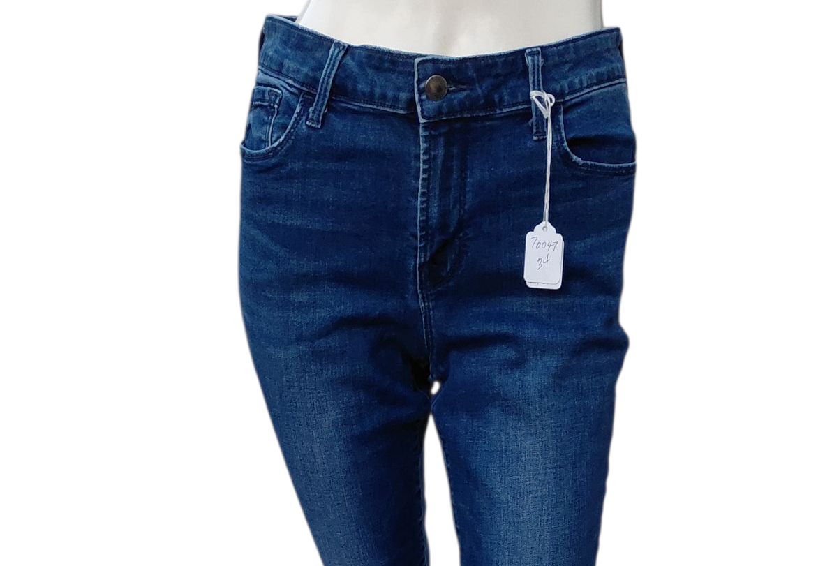 7004734....Women's Preowned Navy Rockstar Skinny Jeans Size 10, W29" 25"Inseam 9"Rise