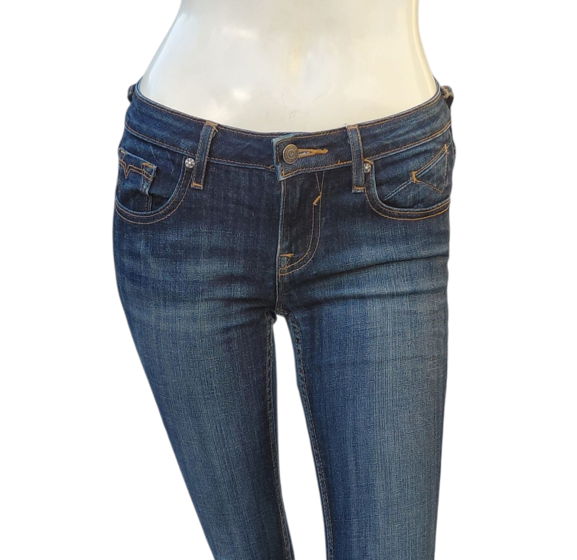 8118....Preowned Vigoss Skinny Jeans Size 24, W26" 28"Inseam 7"Rise