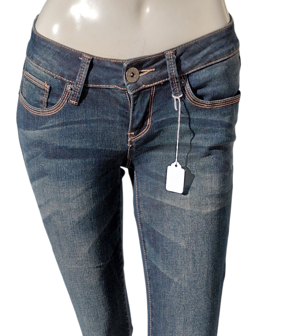 5017.....Women's Preowned Skinny Jeans Size 24, 31" Inseam 7" Rise