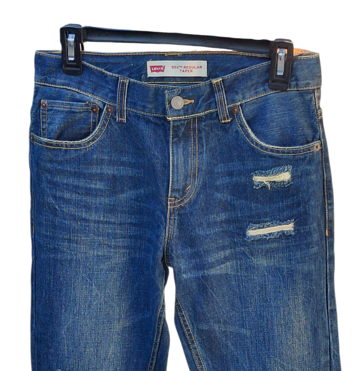 7001338...Preowned Levi's  502 Regular Taper Jeans Size 14 Reg W27 X L27