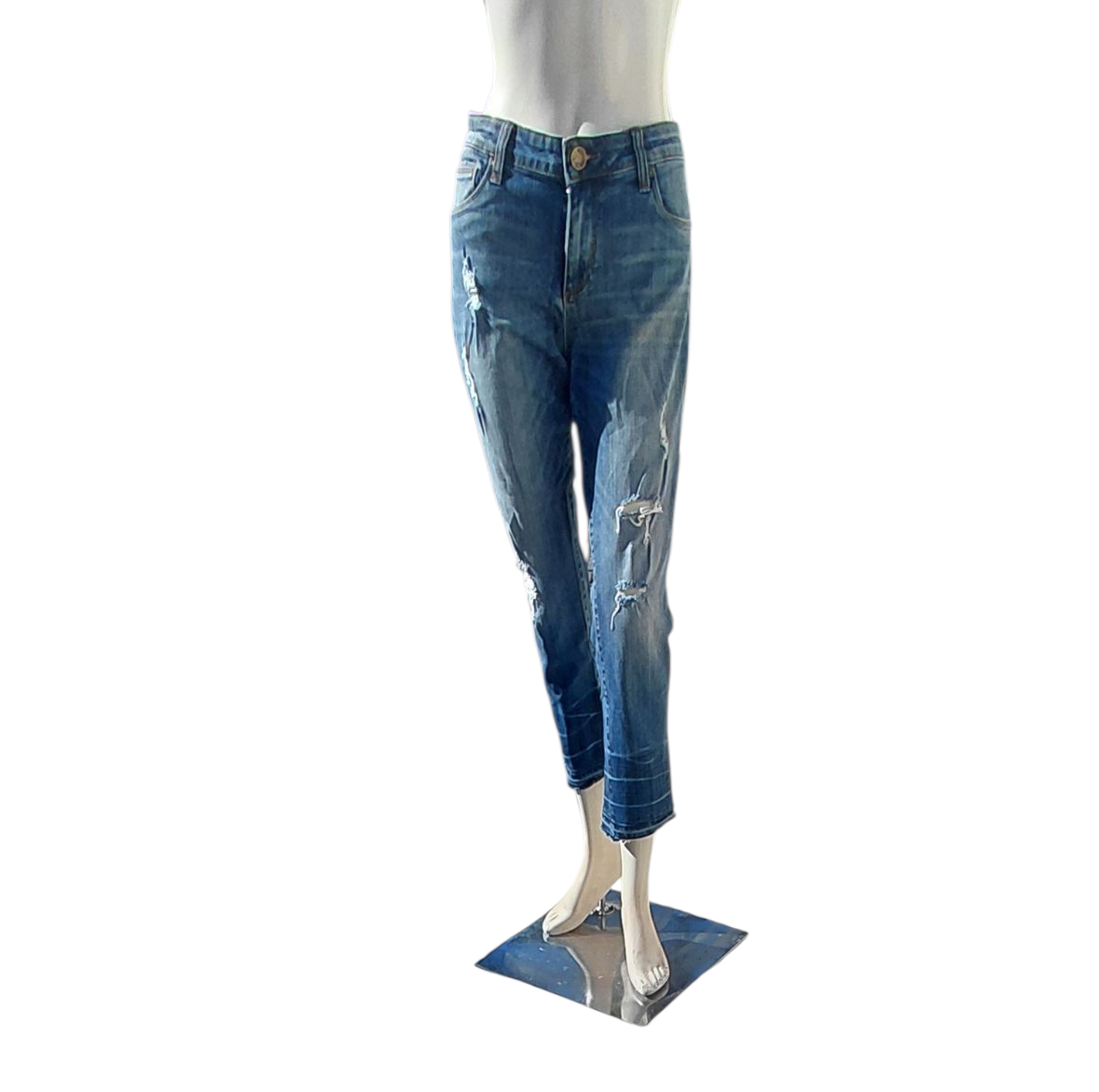 654340....Preowned Kut from the Kloth Straight leg Jeans Size 8, W30" 26"Inseam 9"Rise