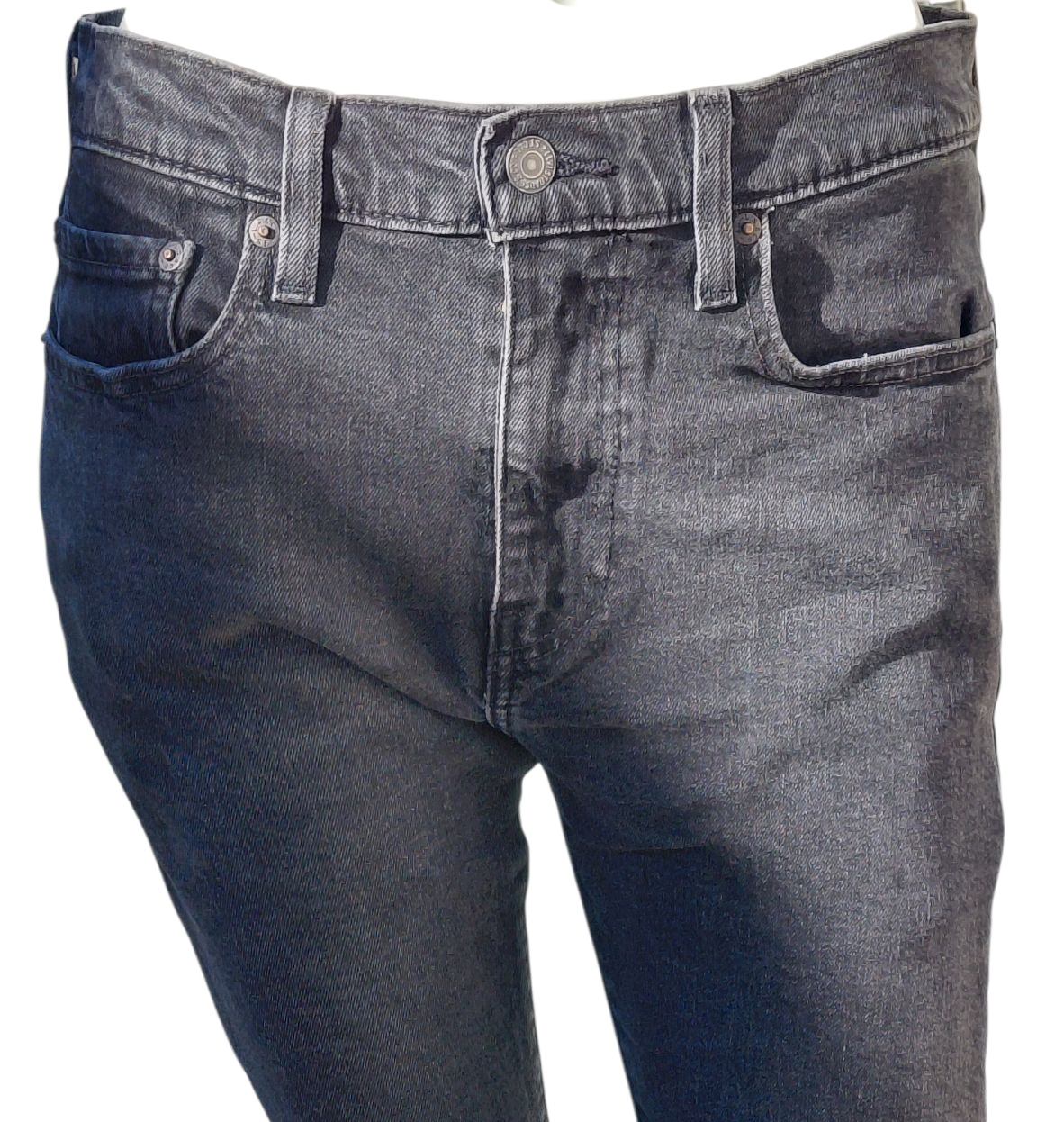 687245....Preowned Levi's Black Skinny Jeans Size W31 L30