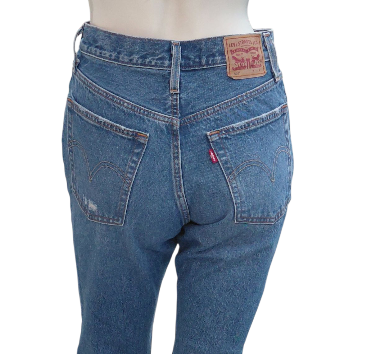 8194....Preowned Levi's 501 Straight Leg Jeans W25 L26