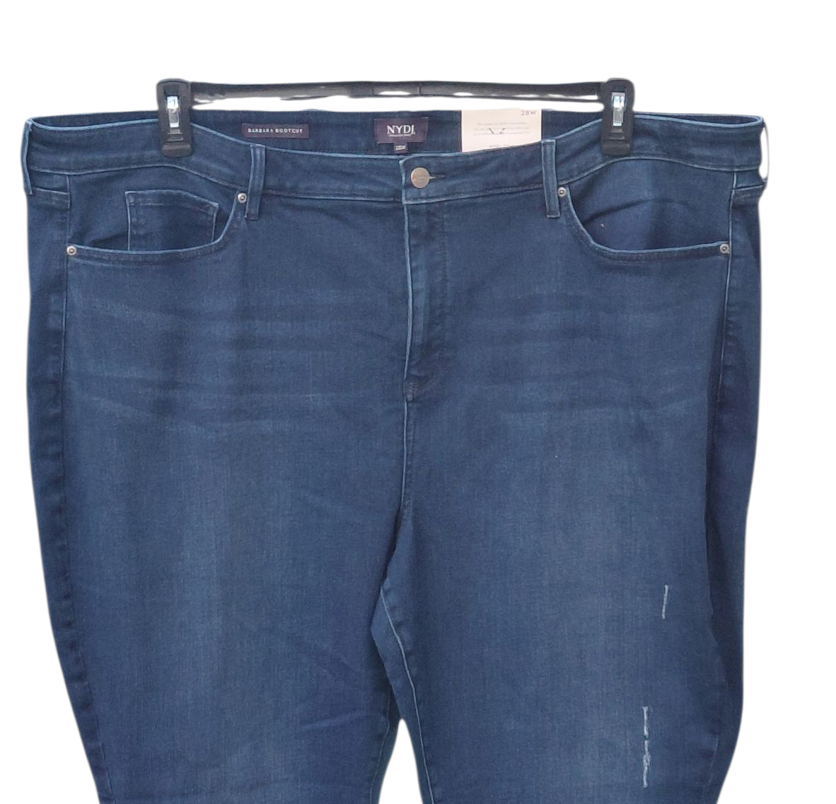 682328...NWT NYDJ Barbara Bootcut Denim Jeans Size W28, 31"Inseam 13 1/2"Rise